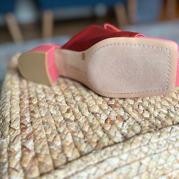 Vince Camuto Block Kitten Heels in Moroccan Clay - Picture 11 of 12